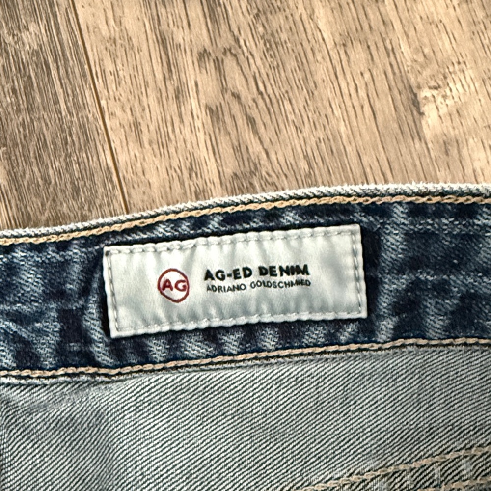 AG-ED distressed medium wash jeans - Picture 3 of 8